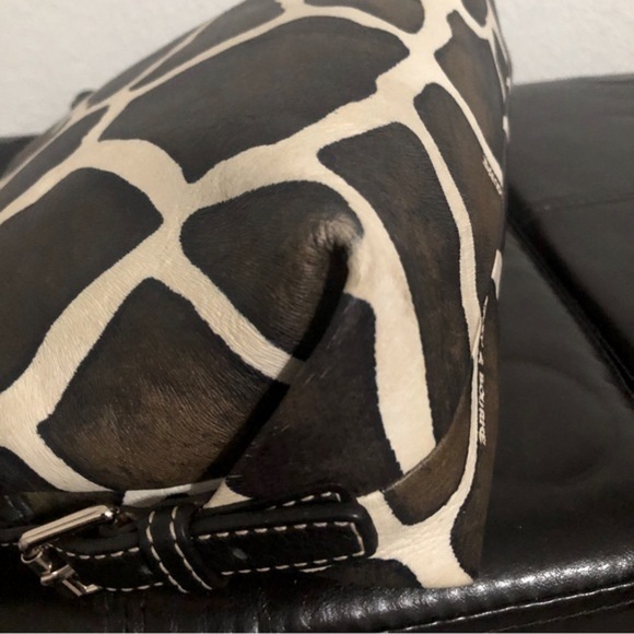 Vintage Dooney & Bourke Giraffe Hobo Handbag Purse - Picture 10 of 13